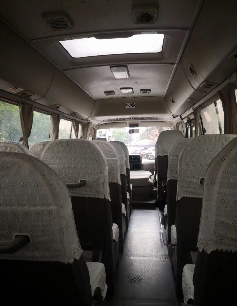2017 Year 23 Seats Gasoline Used Toyota Coaster Bus Used Mini Coach Bus