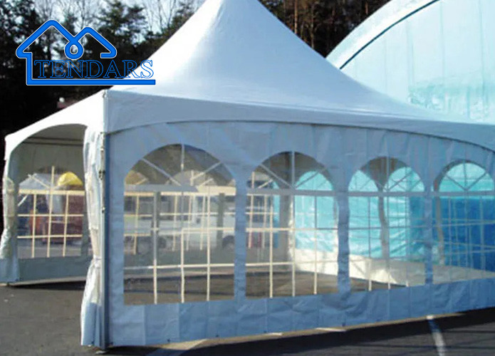 Customized Aluminum Alloy Frame Pvc Waterproof Pagoda Tent For Outdoor Event Party Camping