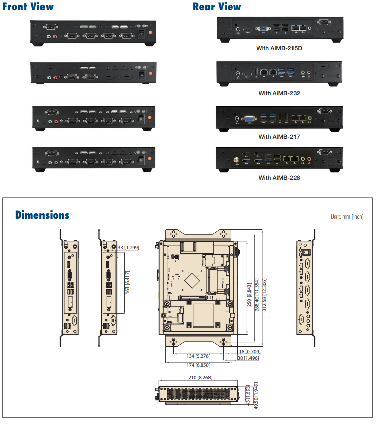 Advantech Embedded PCs EPC-T1000 Series EPC-T1215 AIMB-T1215DA-00Y0E new and 100% Original ,price favorable Ready to Ship