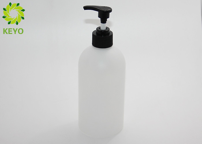 500ml HDPE White Plastic Pump Bottle For Hand Washing Sanitizer Disinfectant