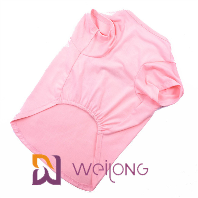 Customizable Spring / Summer T Shirts For Dogs Cotton Jersey 180G