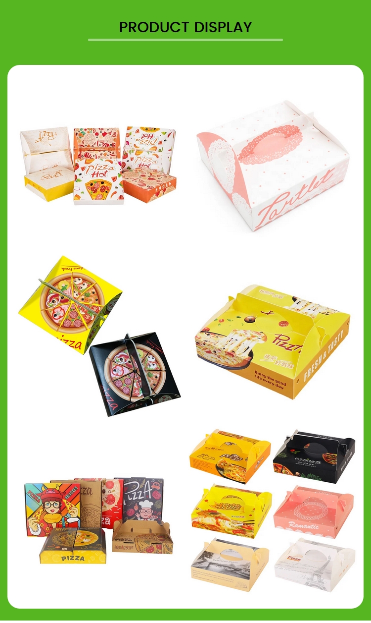 Bespoke Disposable Bulk Pizza Boxes Food Packaging Eco Friendly