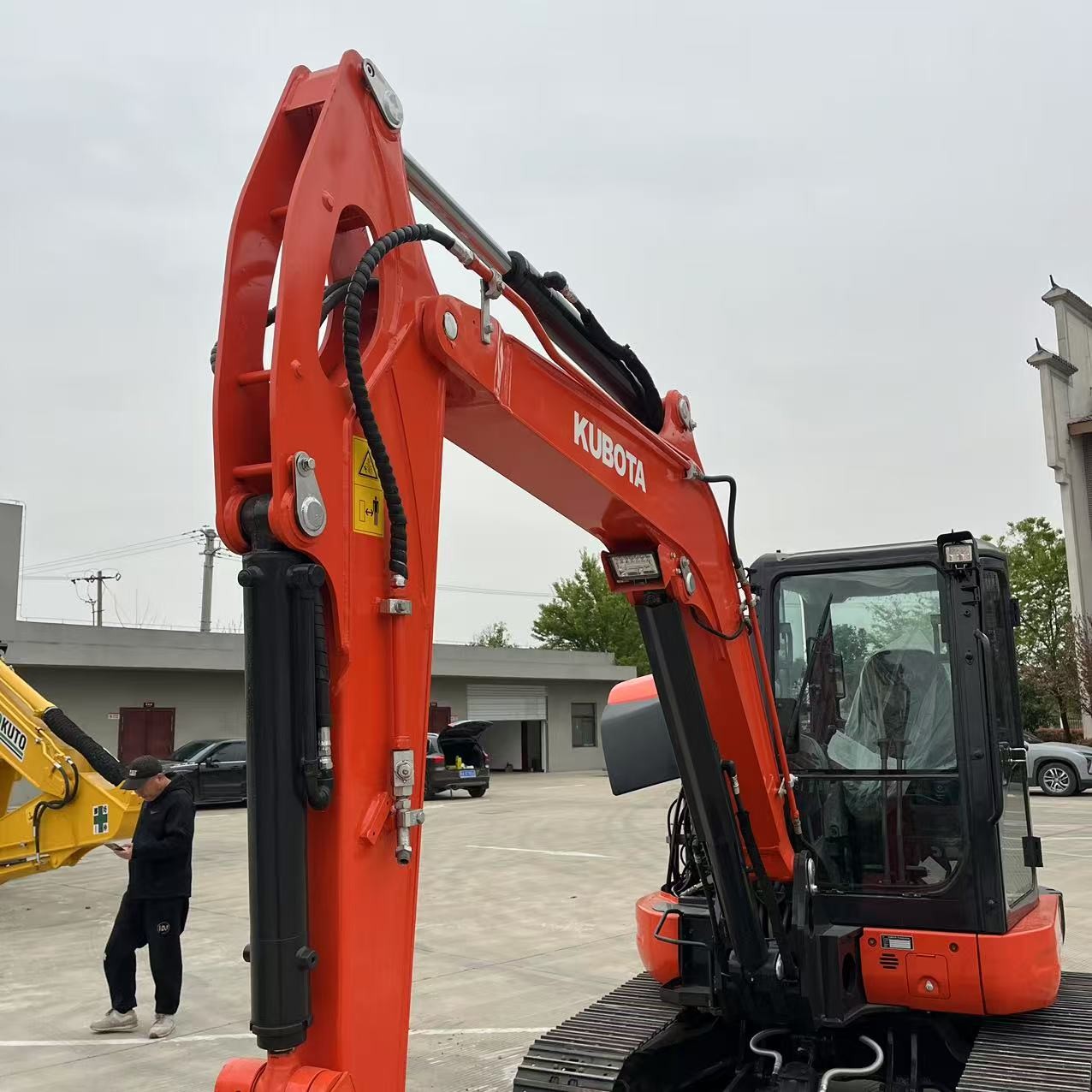 Original Brand Kubota Used U55-4 Crawler 5 Ton Mini Backhoe Digger For Garden