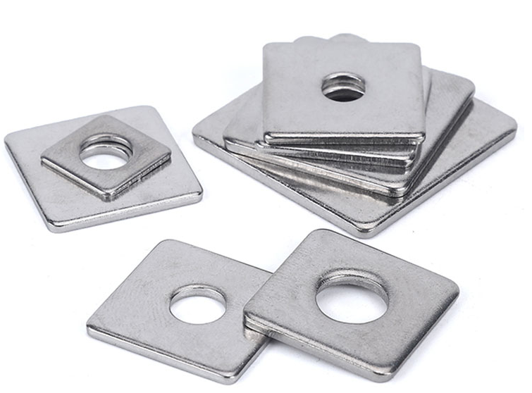 Stainless Steel Square Plate Washers OEM Galvanized Large Metal Square Washers