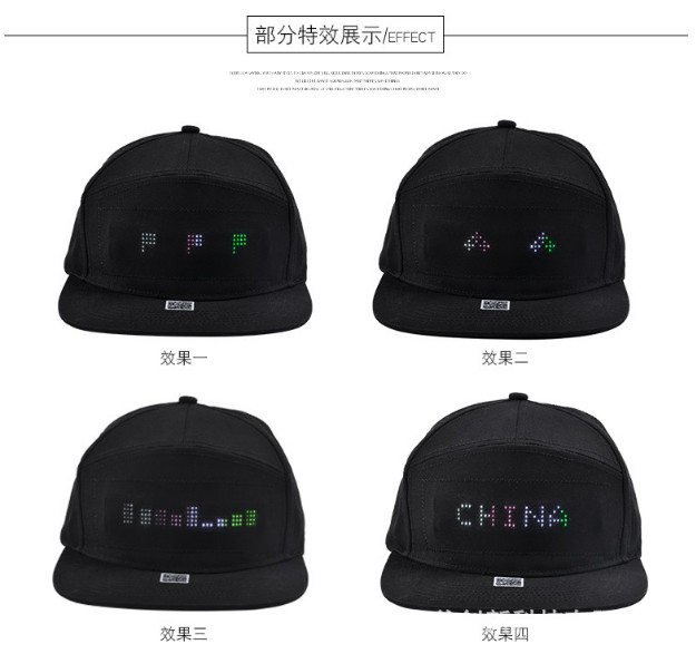 Men / Women LED Light Up Baseball Cap , DC 1.5V Custom Light Up Hats