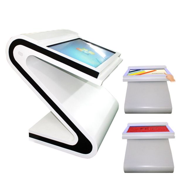 High Brightness Touchscreen Self Service Kiosk Interactive 55" Freestanding
