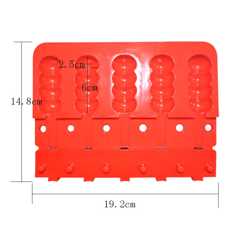 Handmade Silicone Ice Mold Sustainable Popsicle Ice Cream Molds LFGB Approved