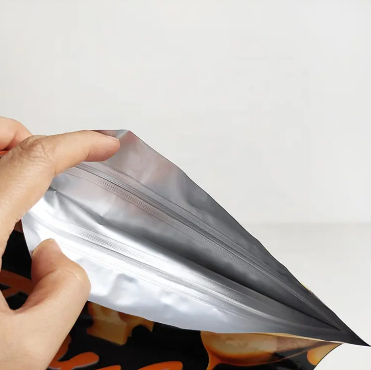 Custom Printing Heat Sealable Corn Snack Packaging Bag Plastic Laminate AL Food Packaging Stand Up Pouch