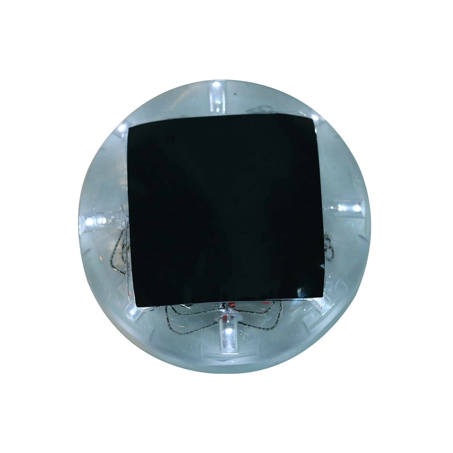 White Flashing 12000mcd Solar Powered Road Studs , Motorway Cat Eyes