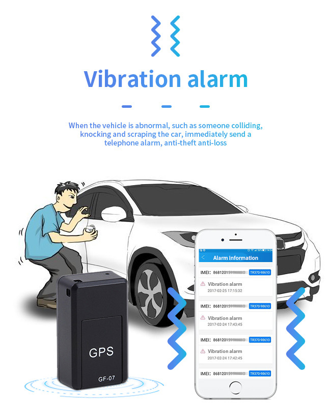 GF07 Car GPS Locator Elderly Children Anti Loss Magnetic GPS Tracker For Car Real Time