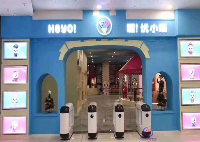 RFID Card SS304 Facial Swing Barrier Gate For School kindergarten Amusement Park