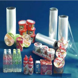China Bottle PE Shrink Wrap Printable Clear Heat Shrink Film 0.01 - 0.15mm Roll on sale