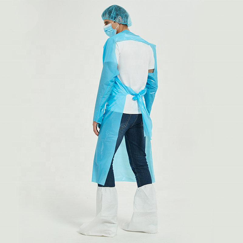 Disposable Reinforced Ultrasonic Sewing SMS Waterproof Uniform Long-sleeved Medical Clothing Non Woven Level 4 Surgical Gown CE