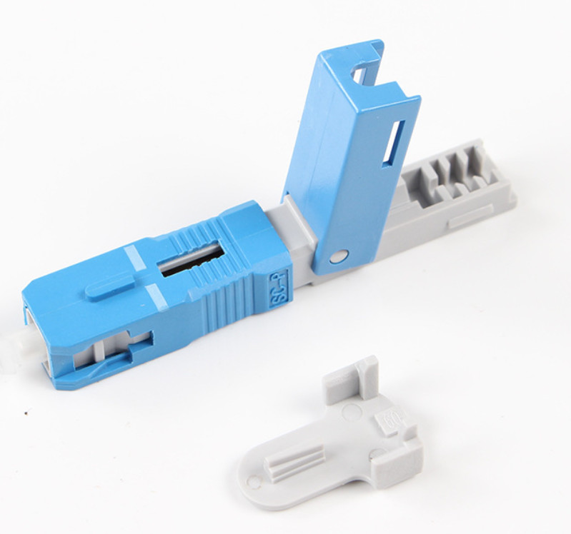 Pre Buried Fiber Optic Fast Connector FTTH SC Fiber Optic Cold Connector