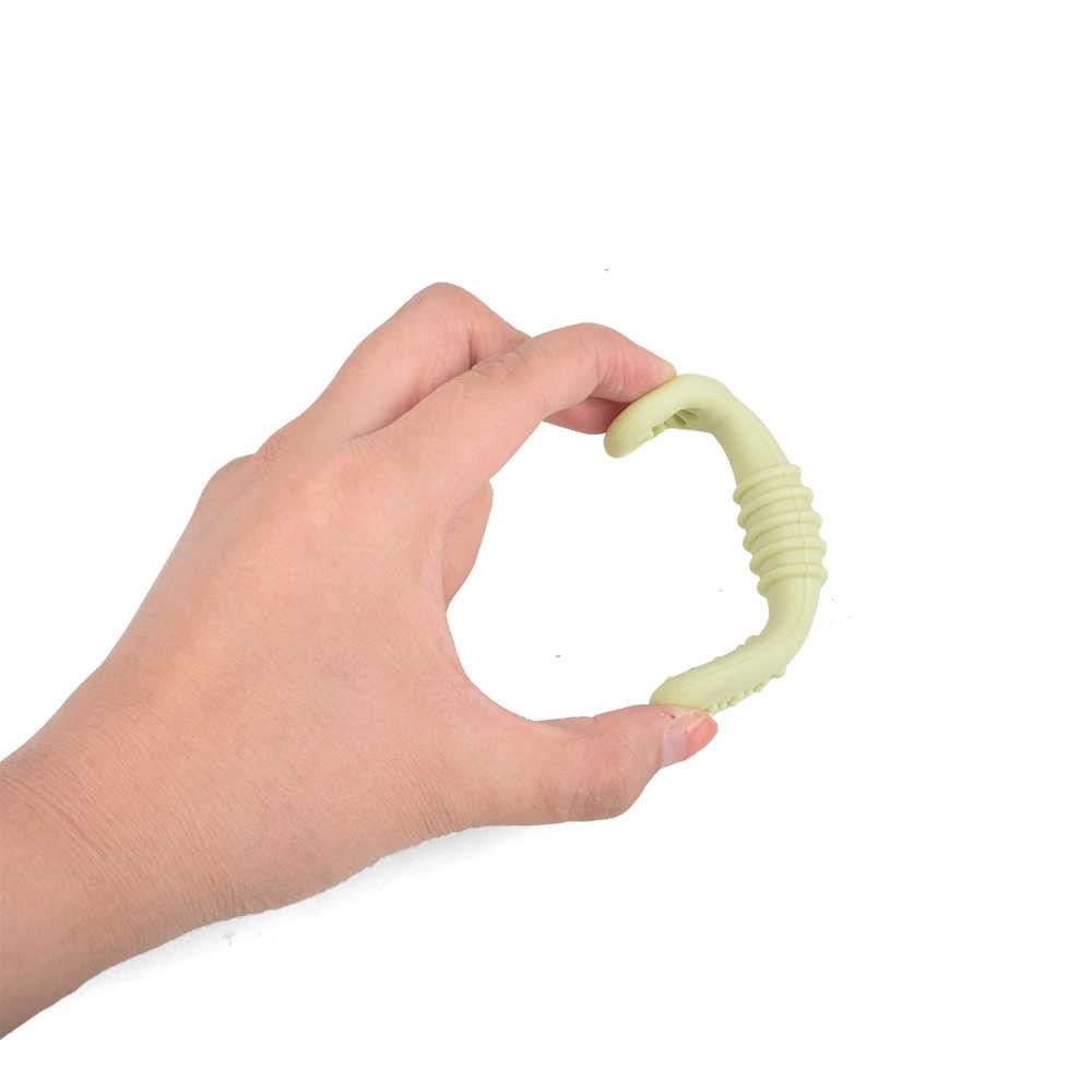 FDA Flexible Weaning Cutlery 6 Months Silicone Spoon For Eating