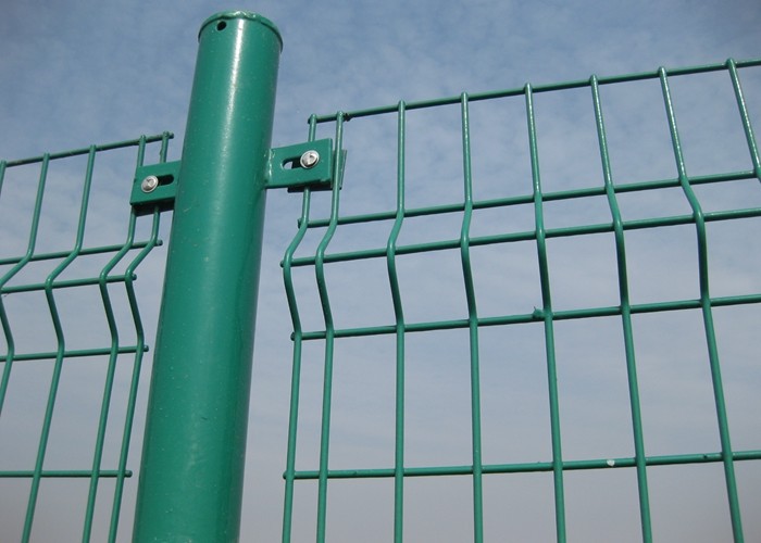 Fold Dark Green SHS Welded Wire Mesh Fencing Panels