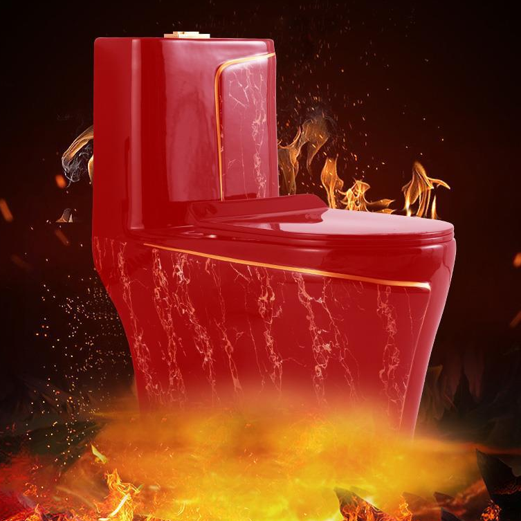 Ceramic Toilet Seat Sets and Sink Bathroom with Traditional Design Style Water Closet