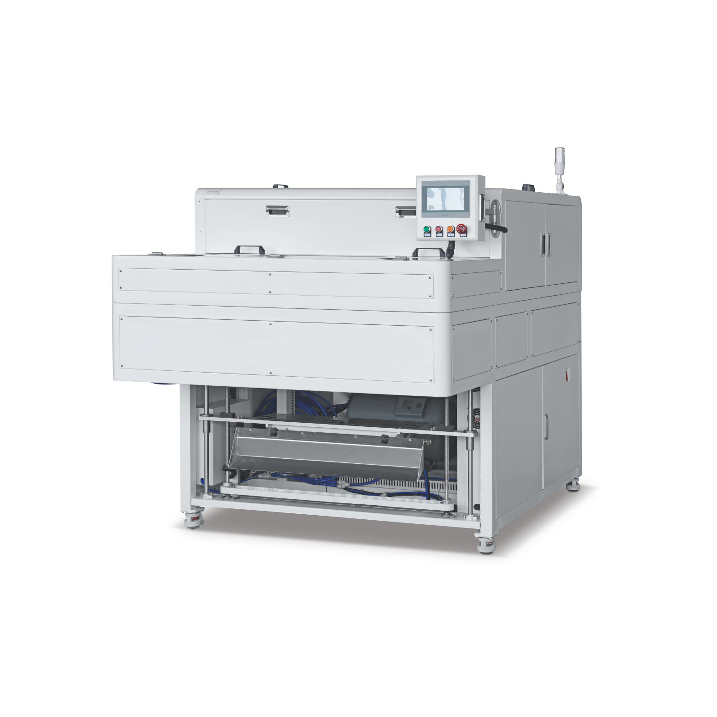 Multi Function PLC Pouch Packing Machine Small For Screw Button Plastic