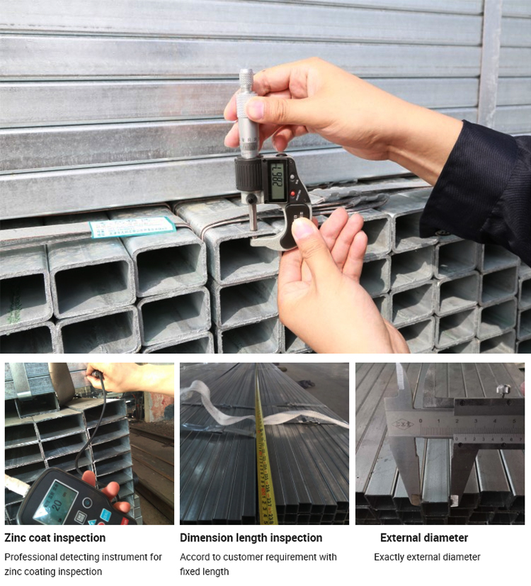 Rectangular Black Hollow Section Q235 Square Metal Tube 12M RHS SHS
