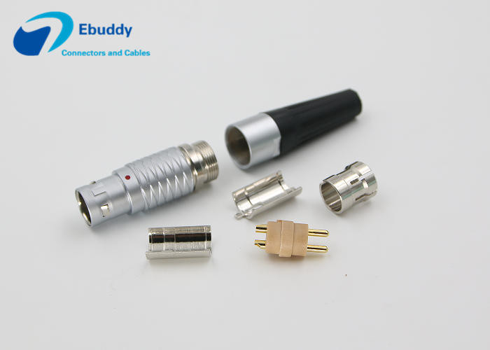 Miniature Circular Connectors Lemo Alternative Male Connector With 7pin 0B Size FGG.0B.307