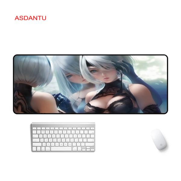 Office Home Keyboard Mats Mouse Hemmed Edge Sublimation Sexy Breast Girl 30X80 Gamer Mouse Pads Custom Logo