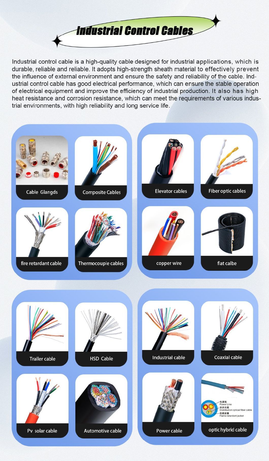 Good Price Floating Cable for Underwater Environment