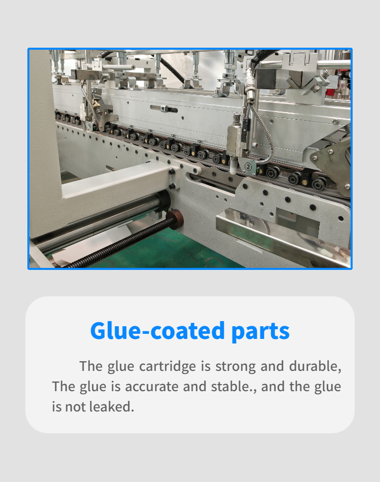 200g-650g Cardboard High Speed Electric Folder Gluing Machine for Paper Material