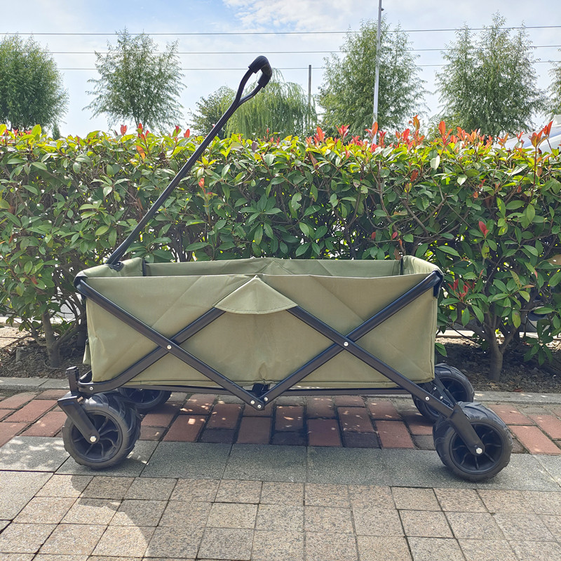 All Terrain Wheel Collapsible Stroller Wagon Foldable Beach Trolley Outdoor Camping Cart