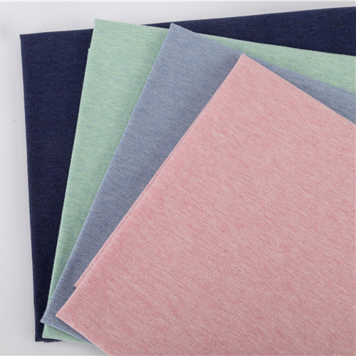 Soft 170g Jacquard Knit Fabric Net Color Cotton Wrinkle Resistant Texture