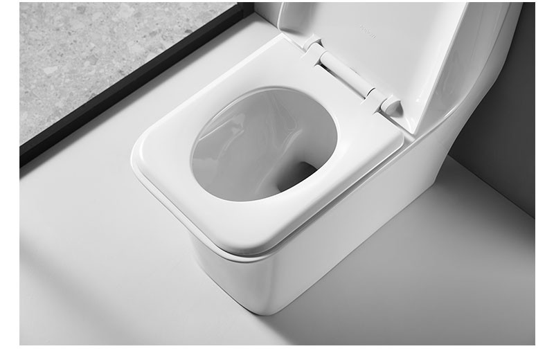 Round One Piece Toilets , S trap 300/400mm 1 Piece Water Closet