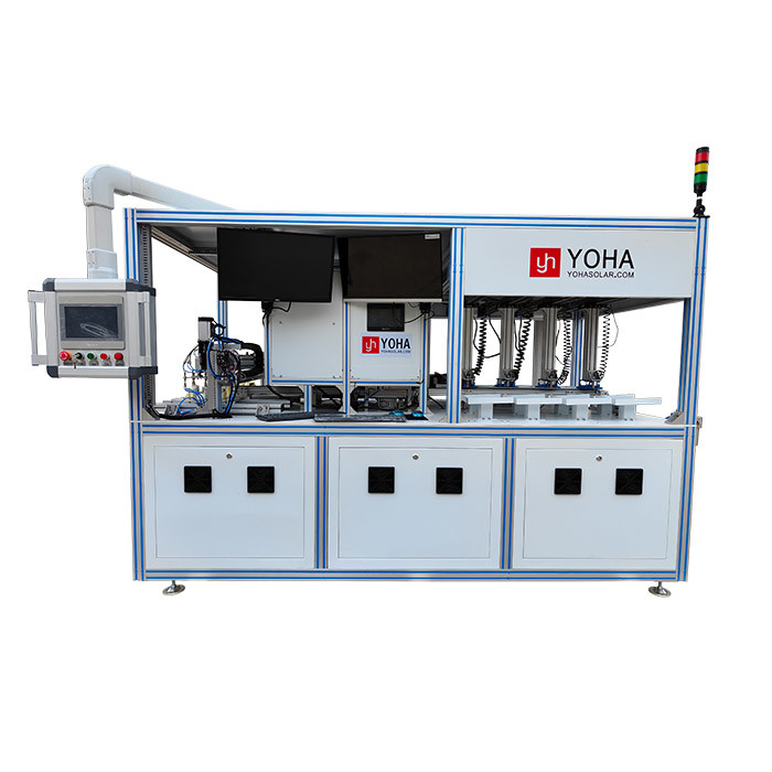 IV-EL Integrated Tester For Solar Panel Production Lines Dual-Function Testing With 2000 Pcs/ Hour Efficiency