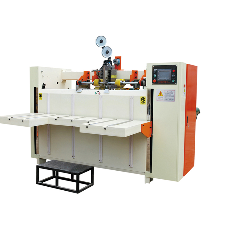 Double Servo Carton Stapling Machine Multi Layer Corrugated Box Production