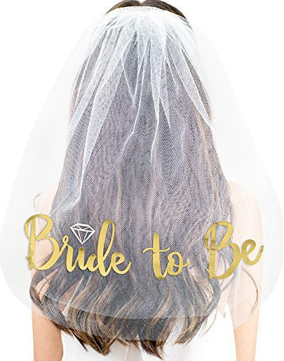 European and American singles party white veil, headband party supplies, bride's headdress, angel headdress,