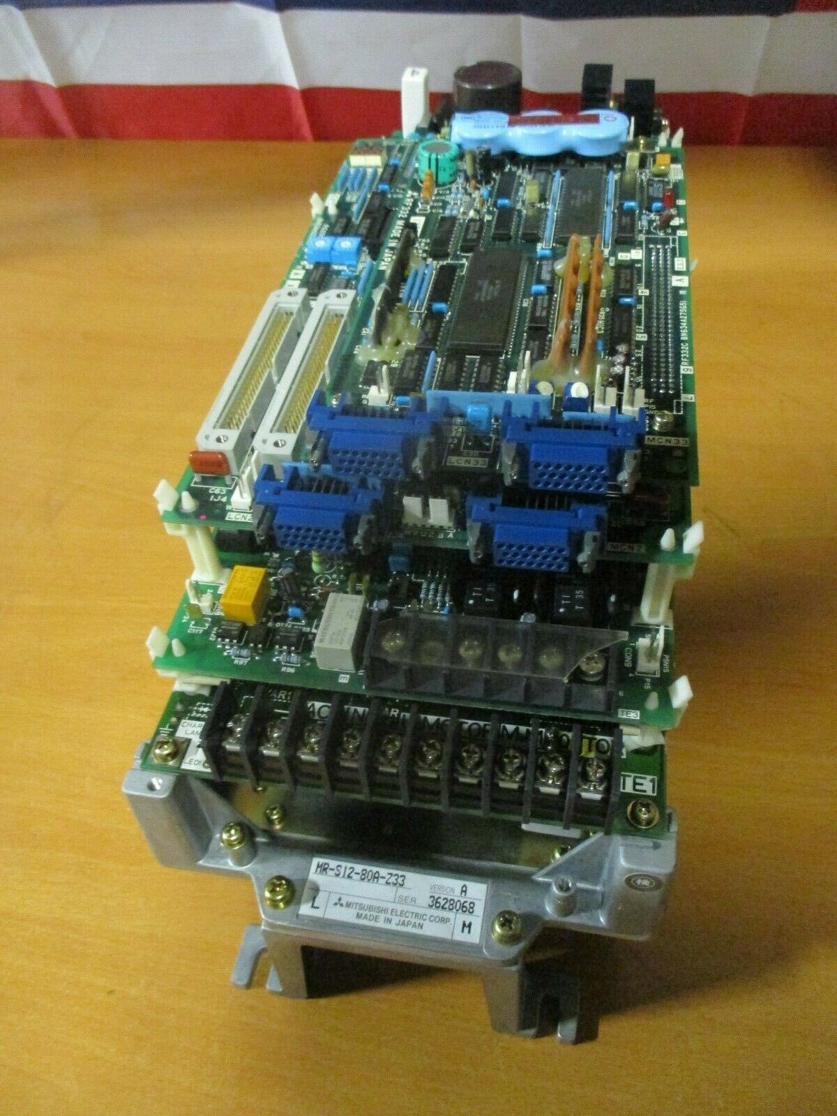 MITSUBISHI MR-S12-80A-Z33 SERVO DRIVE SERVO AMP AC SERVO DRIVE 2 AXIS OPTION CARD - RF-322