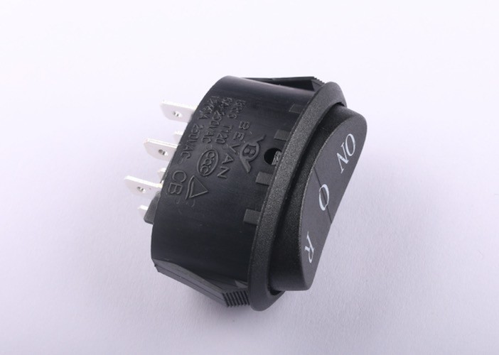 PA66 PC Material On Off On Rocker Switch 12v Kcd1-311 With Oval Shaped
