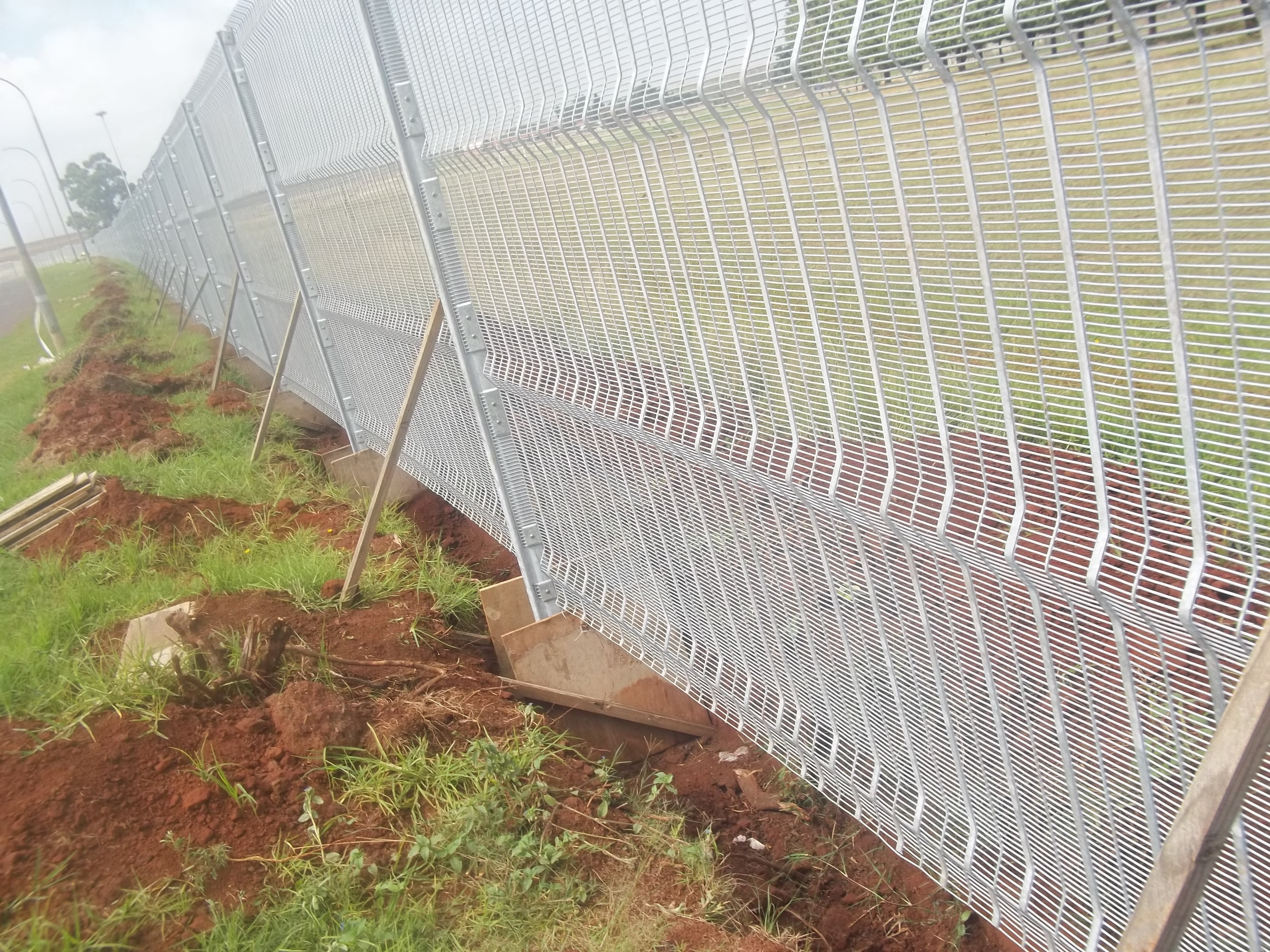 South Africa security Clearvu Fence with spikes / ClearVu Security Fencing