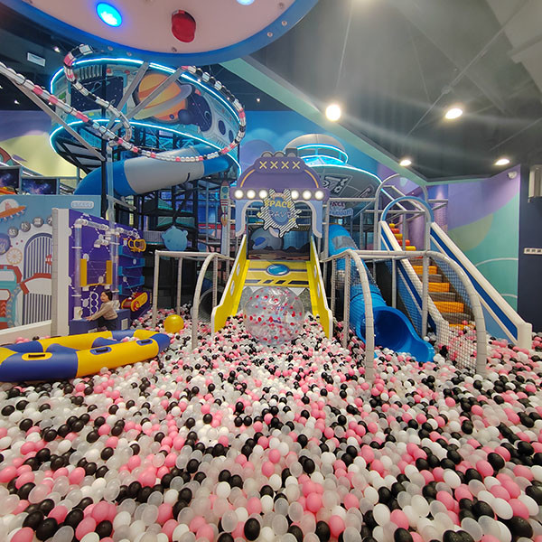 Soft Play Ocean Balls for Kids Indoor Playgrounds - 100 Pack