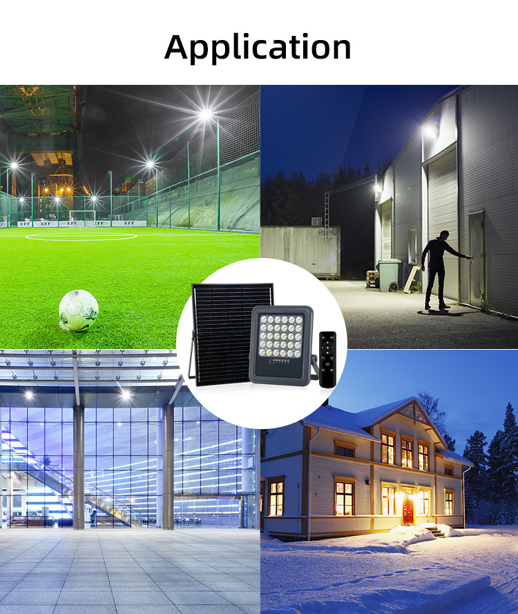 IP65 Waterproof Solar Flood Light - High Brightness, Lightweight Design with Premium Brand LED Chips