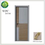 Residential Wpc Patio Solid Core Bedroom Door Wooden Anti Deformation