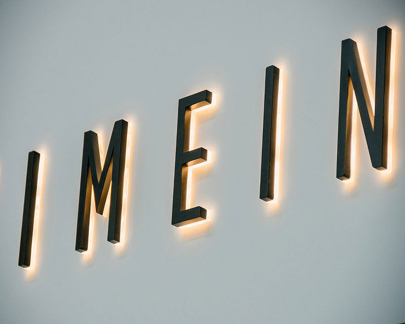Bright Sign New Led Letters Wedding Sign Gold Color Custom Metal Backlit Sign