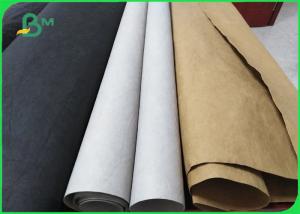 China 0.5mm 0.6mm Wrinkled Kraft Paper Textured Bags Kraft Paper Roll on sale