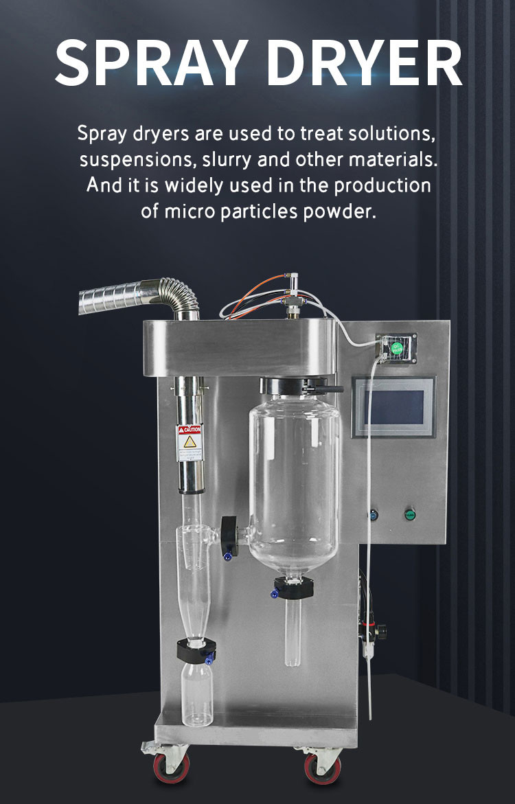 Instant Coffee Atomizer Centrifugal Spray Dryer Lab 2L Stainless Steel Mini 1020pa