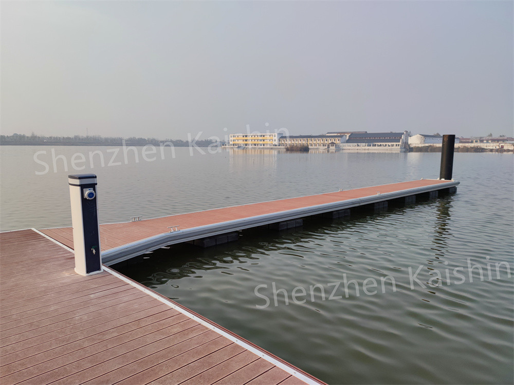 Finger Pontoon Marine Aluminum Structure Dock HDPE EPS Foam