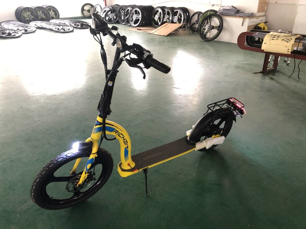16 Inch Electric Scooter Cycle Adult Bike Front 20 Inch Rear Big Tyre 36v 10Ah