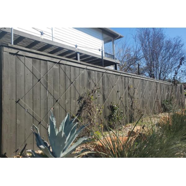 304 316 Hardware Wire Rope Clip for Stainless Steel Garden Trellis Green Wall Post