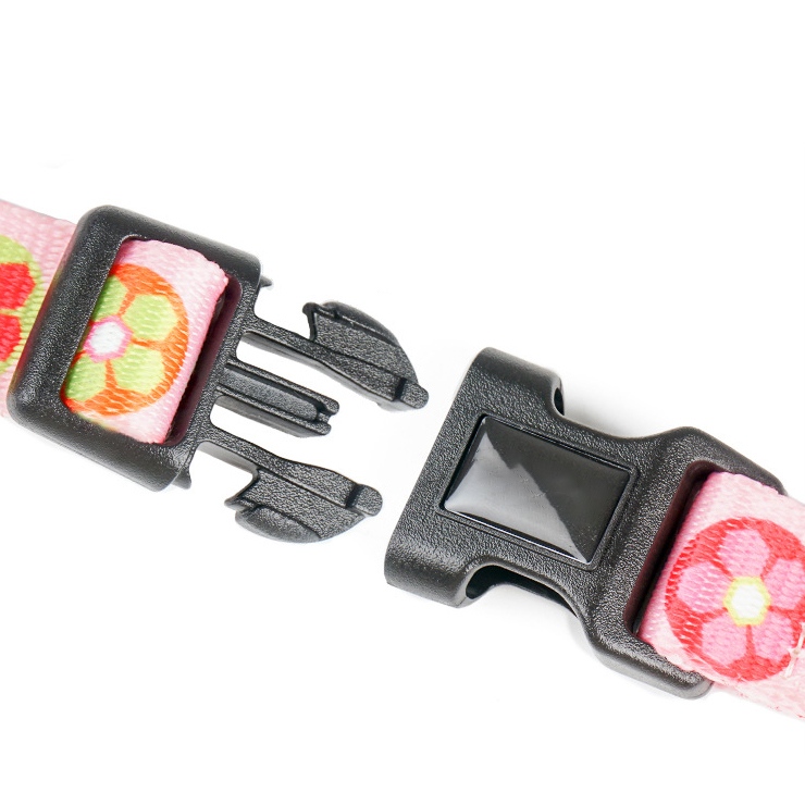 Eco Friendly Polyester Dog Leash Collar Set Sublimation Harness Collar And Lead Set