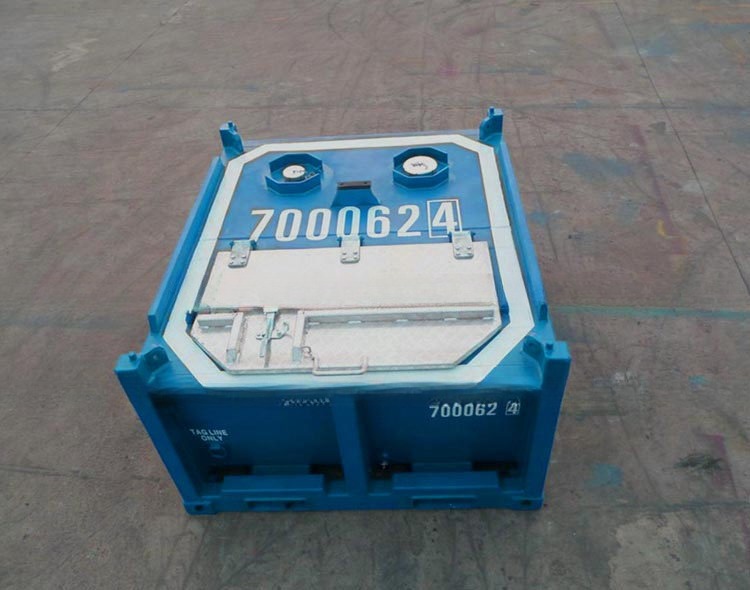 3.6 CBM DNV 2.7-1 Standard Closed Box Container Corten-A Offshore Mud Skips / Waste Skips for Cutting Drilling