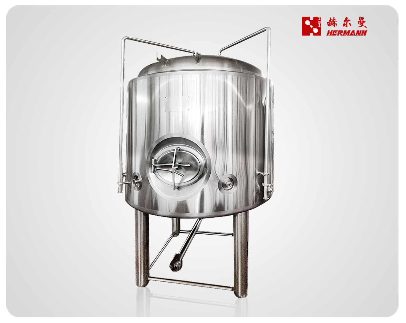 1500L Brewery Serving Tanks , Stainless Steel 304 Brewery Bright Tank
