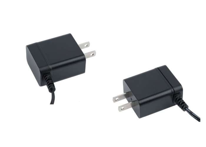 Over Voltage Protection Black AC/DC Compact Power Adapter 1A Output Power Cord 1.5m ABS