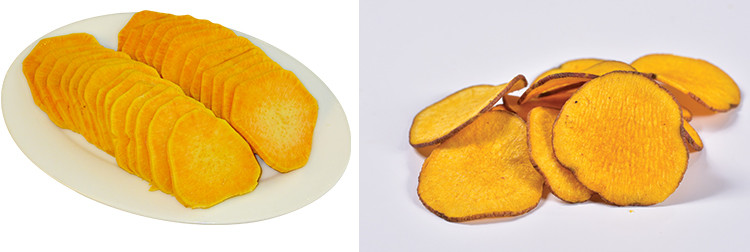 Sweet Potato Vegetable Chips Making Machine High Performance Capacity 50kg/ Batch